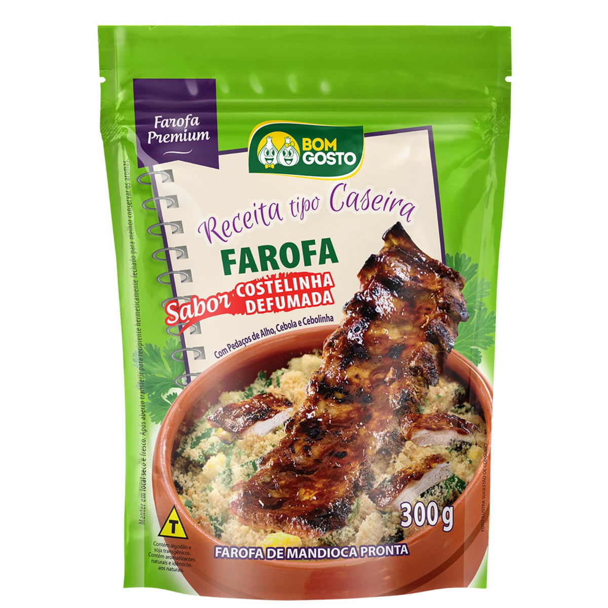 Bom Gosto Farofa Costelinha defumada 300g