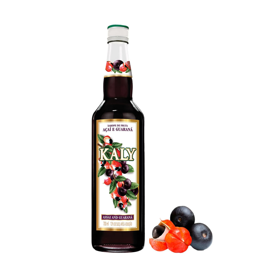Kaly sirop açai e guarana 700ml