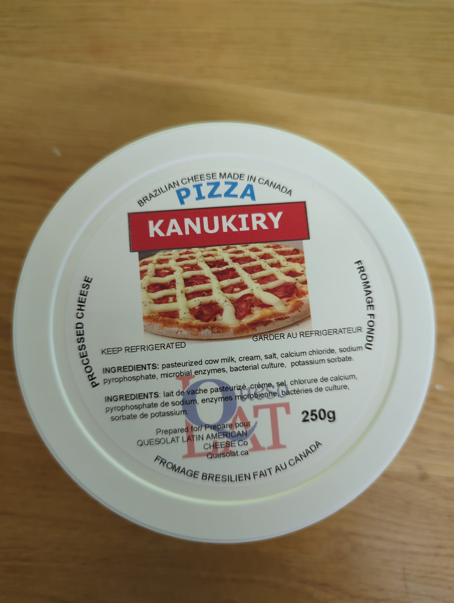 Kanukiry Pizza - Fromage fondu 250g
