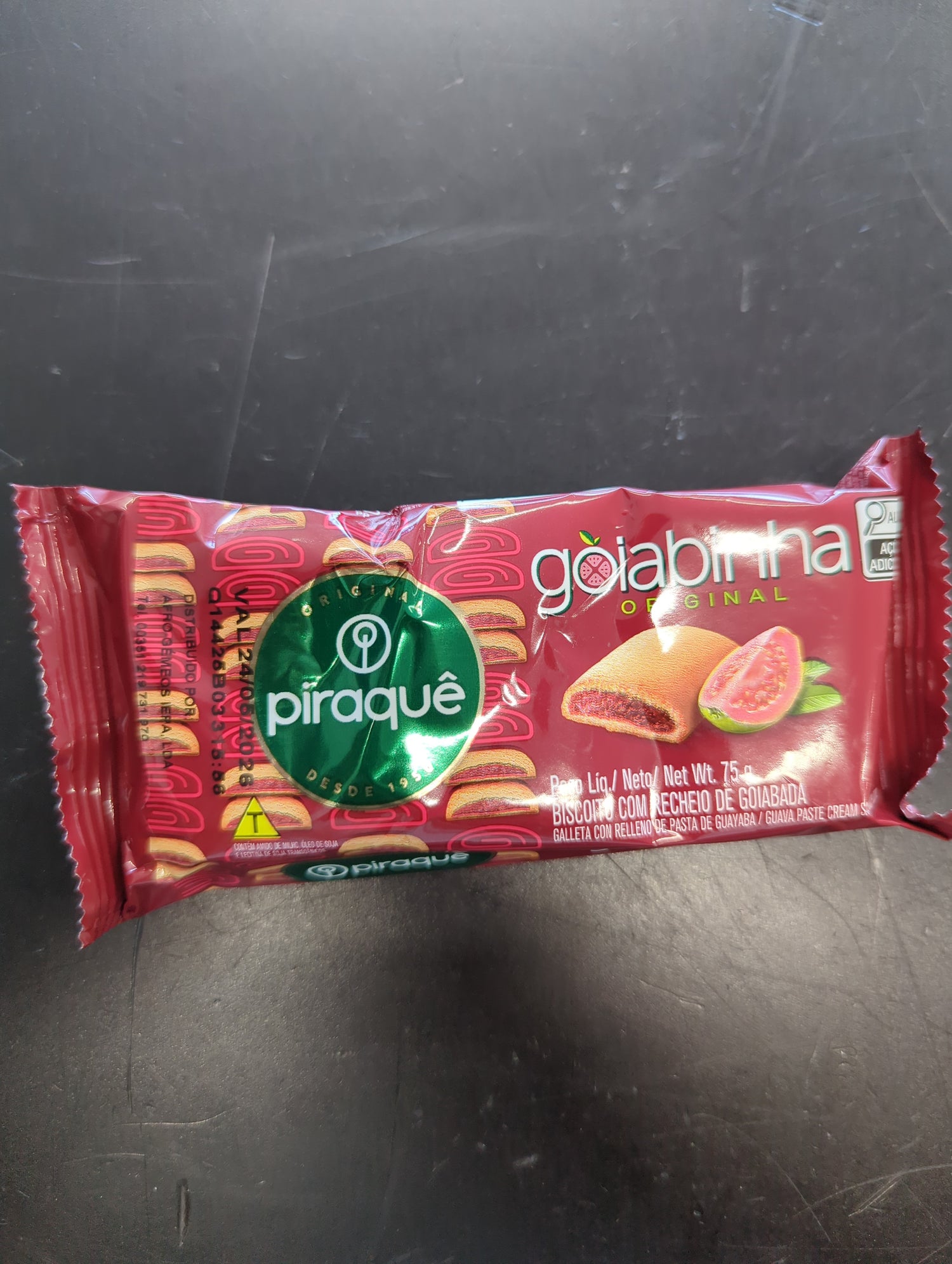 piraque biscoito goiabinha 75g