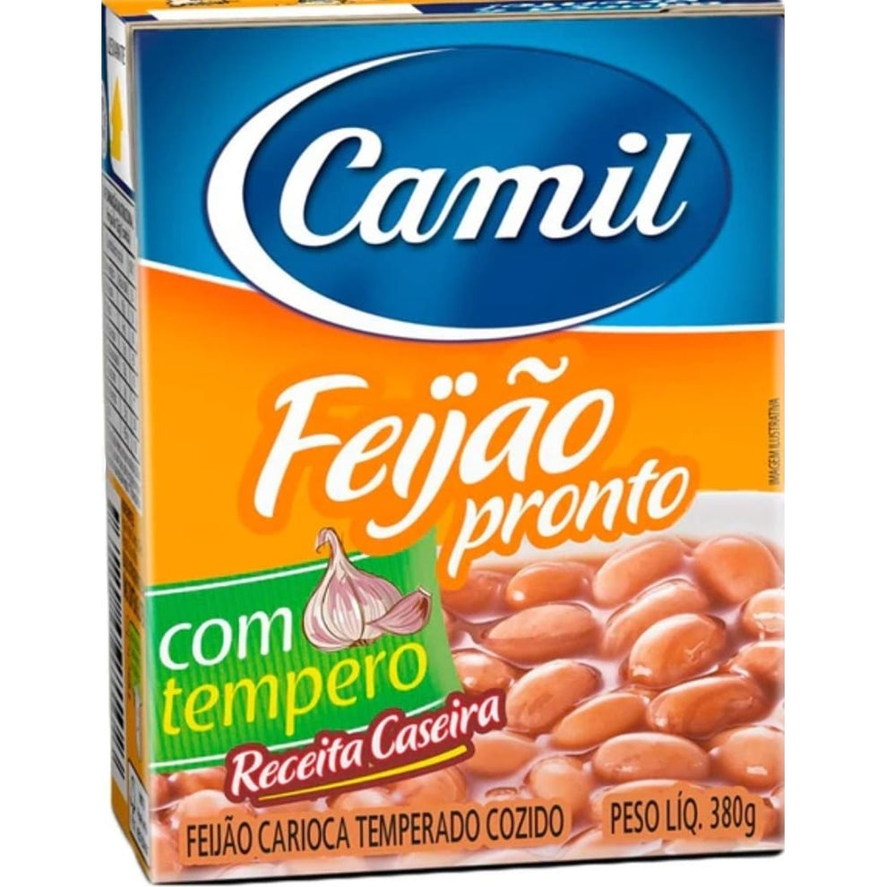 Camil Feijão Pronto sem Tempero Carioca 490 g