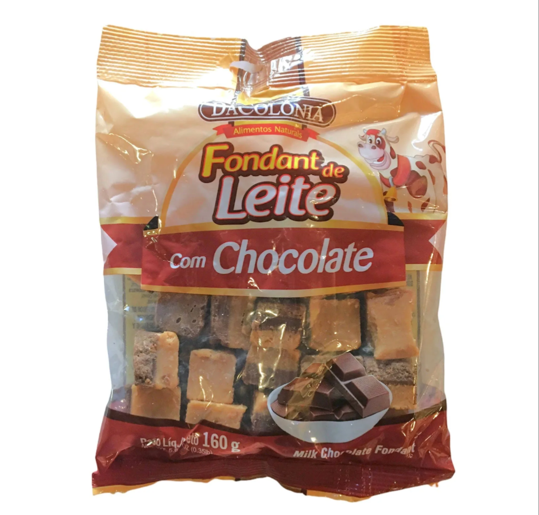 Da colônia Fondant de Leite com chocolate 160g