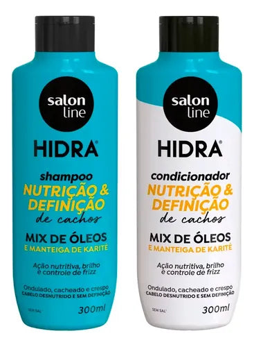 Kit Salon Line Shampoo e Condicionador mix de óleos 300ml