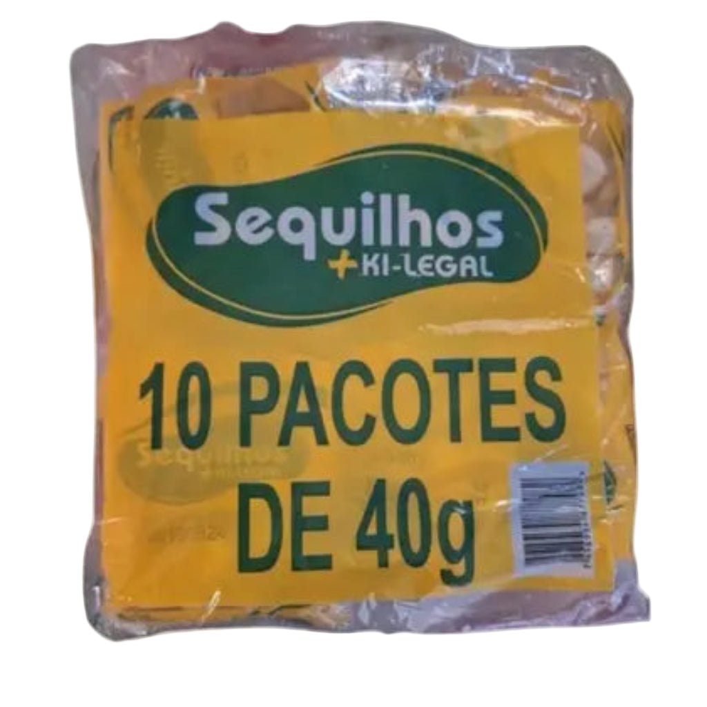 Sequilhos 10 Pacotes De 40 g
